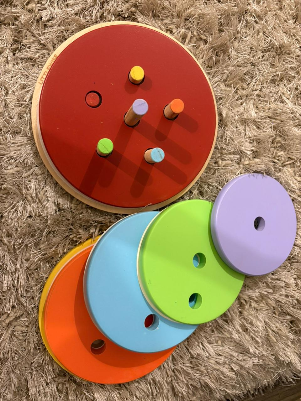 Wooden Rainbow Stacker