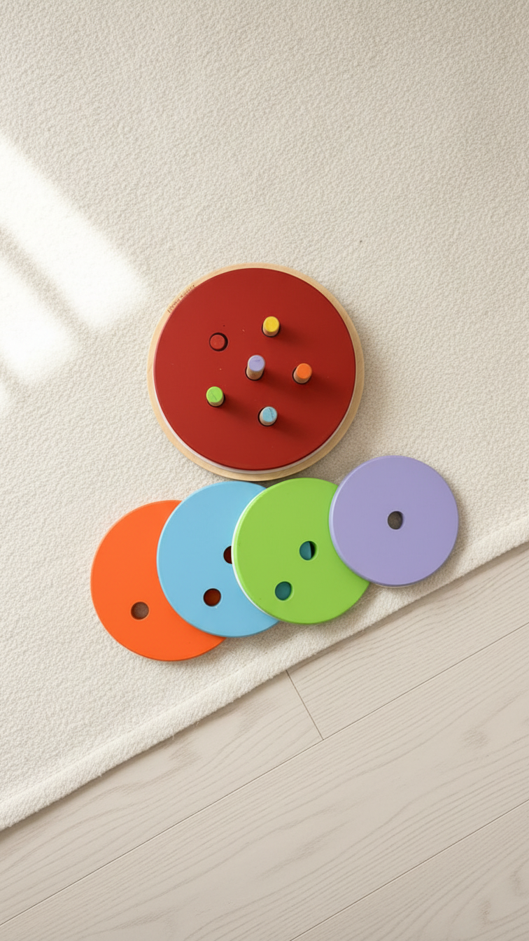 Wooden Rainbow Stacker